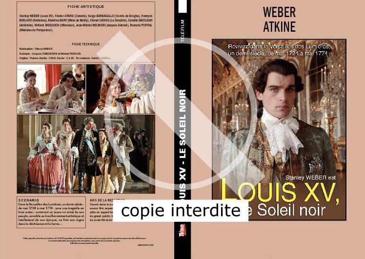 LOUIS XV LE SOLEIL NOIR TÉLÉFILM TV DVD Jaquettes